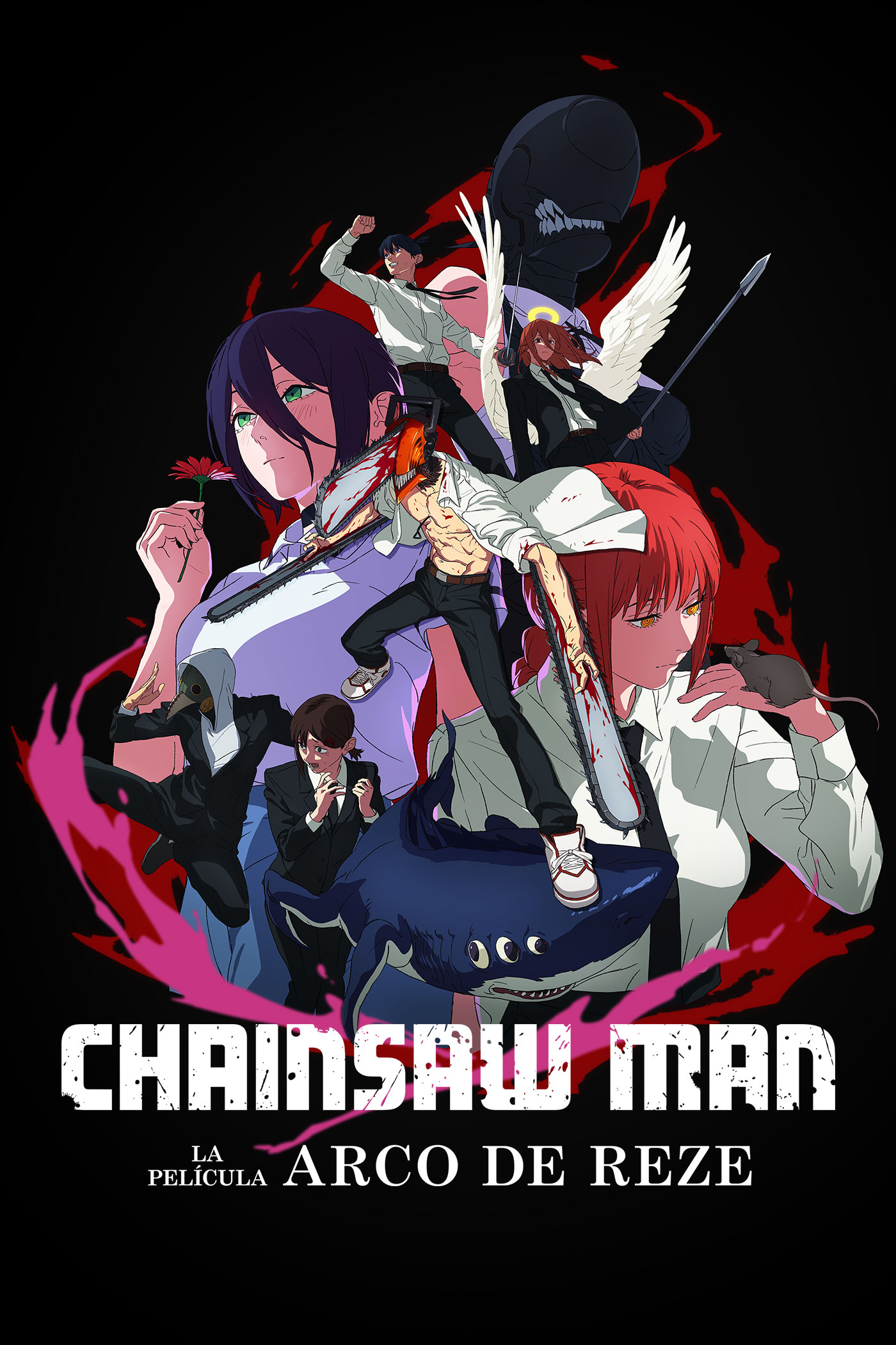 Key Art - 1400 x 2100 tall CHAINSAW MAN LA PELICULA AHORA EN DIGITAL AHORA EN DIGITAL